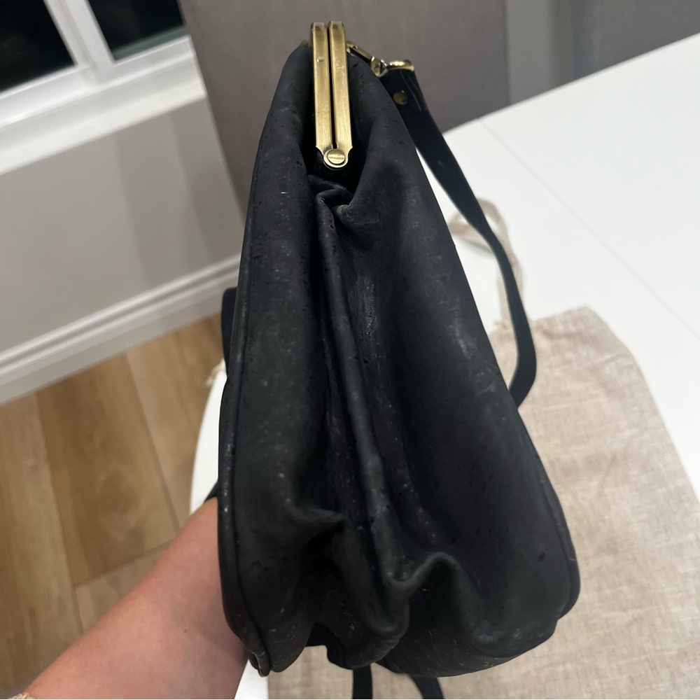Laflore Paris Bebebark Black Mini Convertible Crossbody Clutch - Picture 8 of 14